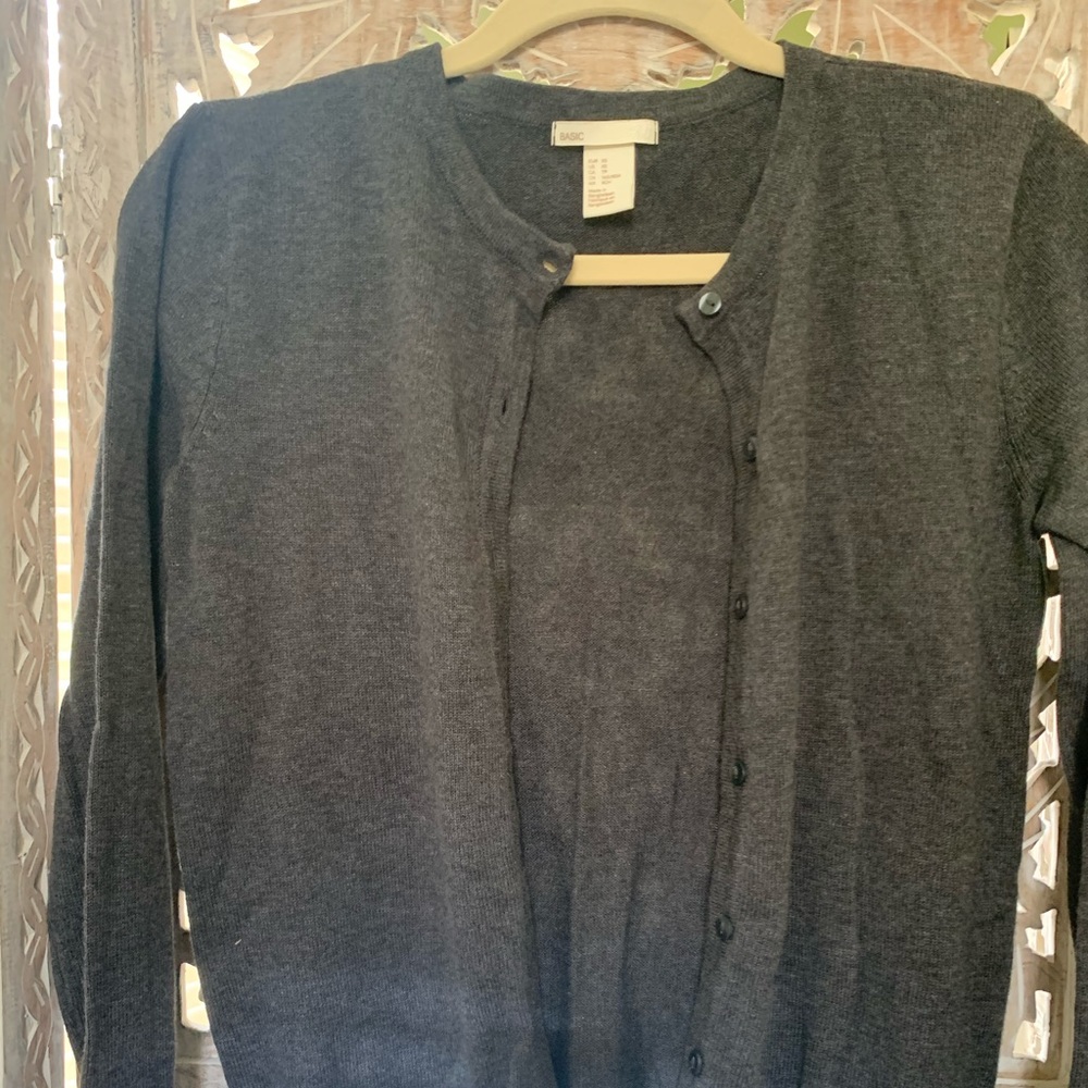Gray Cardigan - Picture 3 of 9